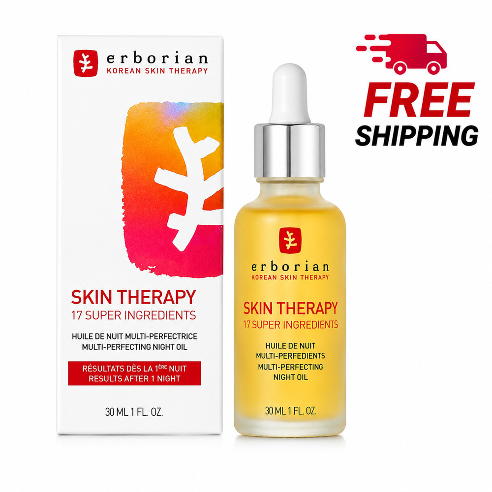 Erborian Skin Therapy Night Oil 17 Super Ingredients 30ml Korean Skin Care